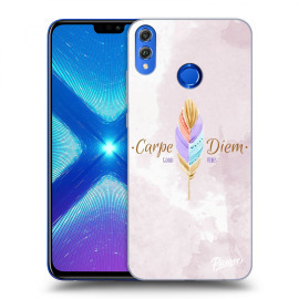 Picasee Silikónový prehľadný obal pre Honor 8X - Carpe Diem