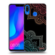 Picasee Silikónový čierny obal pre Huawei Nova 3 - Flowers pattern - cena, porovnanie