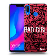 Picasee Silikónový čierny obal pre Huawei Nova 3 - Bad girl - cena, porovnanie