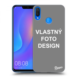 Picasee Silikónový čierny obal pre Huawei Nova 3i - Vlastný design/motiv