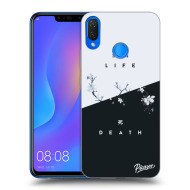 Picasee Silikónový čierny obal pre Huawei Nova 3i - Life - Death - cena, porovnanie