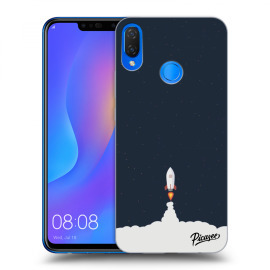 Picasee Silikónový čierny obal pre Huawei Nova 3i - Astronaut 2