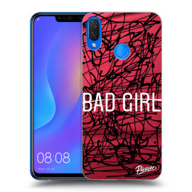 Picasee Silikónový čierny obal pre Huawei Nova 3i - Bad girl