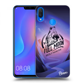 Picasee Silikónový čierny obal pre Huawei Nova 3i - Wolf