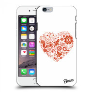 Picasee Silikónový čierny obal pre Apple iPhone 6/6S - Big heart - cena, porovnanie
