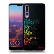 Picasee Silikónový čierny obal pre Huawei P20 Pro - Motto life - cena, porovnanie