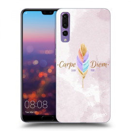 Picasee Silikónový čierny obal pre Huawei P20 Pro - Carpe Diem