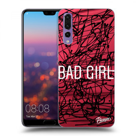 Picasee Silikónový čierny obal pre Huawei P20 Pro - Bad girl