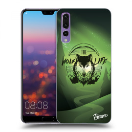 Picasee Silikónový čierny obal pre Huawei P20 Pro - Wolf life