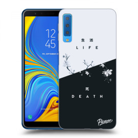 Picasee Silikónový čierny obal pre Samsung Galaxy A7 2018 A750F - Life - Death