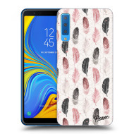 Picasee Silikónový čierny obal pre Samsung Galaxy A7 2018 A750F - Feather 2 - cena, porovnanie