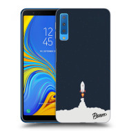 Picasee Silikónový čierny obal pre Samsung Galaxy A7 2018 A750F - Astronaut 2 - cena, porovnanie