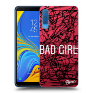 Picasee Silikónový čierny obal pre Samsung Galaxy A7 2018 A750F - Bad girl - cena, porovnanie