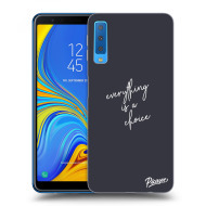 Picasee Silikónový prehľadný obal pre Samsung Galaxy A7 2018 A750F - Everything is a choice - cena, porovnanie