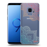Picasee Silikónový prehľadný obal pre Samsung Galaxy S9 G960F - Flowers pattern - cena, porovnanie