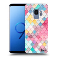 Picasee Silikónový prehľadný obal pre Samsung Galaxy S9 G960F - Colorful roof - cena, porovnanie