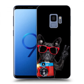 Picasee Silikónový čierny obal pre Samsung Galaxy S9 G960F - French Bulldog