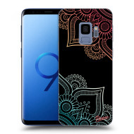 Picasee Silikónový čierny obal pre Samsung Galaxy S9 G960F - Flowers pattern - cena, porovnanie