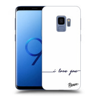 Picasee Silikónový čierny obal pre Samsung Galaxy S9 G960F - I love you - cena, porovnanie