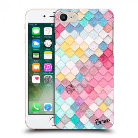 Picasee Silikónový čierny obal pre Apple iPhone 8 - Colorful roof