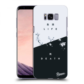 Picasee Silikónový čierny obal pre Samsung Galaxy S8 G950F - Life - Death