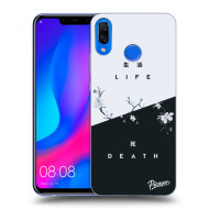 Picasee Silikónový čierny obal pre Huawei Nova 3 - Life - Death - cena, porovnanie