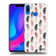 Picasee Silikónový čierny obal pre Huawei Nova 3 - Feather 2 - cena, porovnanie