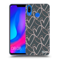 Picasee Silikónový čierny obal pre Huawei Nova 3 - Lots of love - cena, porovnanie