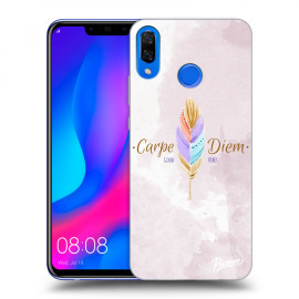 Picasee Silikónový čierny obal pre Huawei Nova 3 - Carpe Diem
