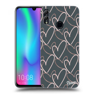 Picasee Silikónový prehľadný obal pre Honor 10 Lite - Lots of love - cena, porovnanie