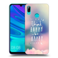 Picasee Silikónový prehľadný obal pre Huawei P Smart 2019 - Think happy be happy - cena, porovnanie