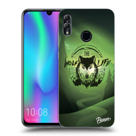 Picasee Silikónový prehľadný obal pre Honor 10 Lite - Wolf life