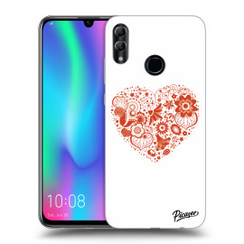 Picasee Silikónový prehľadný obal pre Honor 10 Lite - Big heart