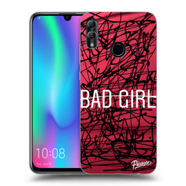 Picasee Silikónový čierny obal pre Honor 10 Lite - Bad girl