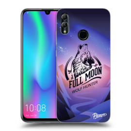 Picasee Silikónový čierny obal pre Honor 10 Lite - Wolf