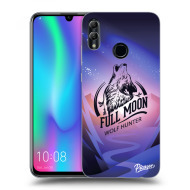 Picasee Silikónový čierny obal pre Honor 10 Lite - Wolf - cena, porovnanie