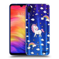 Picasee Silikónový prehľadný obal pre Xiaomi Redmi Note 7 - Unicorn star heaven - cena, porovnanie
