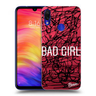 Picasee Silikónový prehľadný obal pre Xiaomi Redmi Note 7 - Bad girl - cena, porovnanie