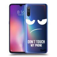 Picasee Silikónový prehľadný obal pre Xiaomi Mi 9 - Don't Touch My Phone - cena, porovnanie