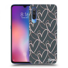 Picasee Silikónový prehľadný obal pre Xiaomi Mi 9 - Lots of love