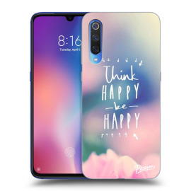 Picasee Silikónový prehľadný obal pre Xiaomi Mi 9 - Think happy be happy