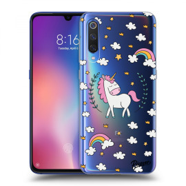 Picasee Silikónový prehľadný obal pre Xiaomi Mi 9 - Unicorn star heaven