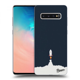 Picasee Silikónový prehľadný obal pre Samsung Galaxy S10 Plus G975 - Astronaut 2