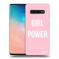 Picasee Silikónový prehľadný obal pre Samsung Galaxy S10 Plus G975 - Girl Power - cena, porovnanie