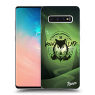 Picasee Silikónový prehľadný obal pre Samsung Galaxy S10 Plus G975 - Wolf life - cena, porovnanie