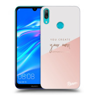 Picasee Silikónový prehľadný obal pre Huawei Y7 2019 - You create your own opportunities - cena, porovnanie