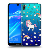 Picasee Silikónový prehľadný obal pre Huawei Y7 2019 - Unicorn star heaven - cena, porovnanie