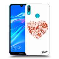 Picasee Silikónový prehľadný obal pre Huawei Y7 2019 - Big heart - cena, porovnanie