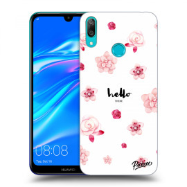 Picasee Silikónový prehľadný obal pre Huawei Y7 2019 - Hello there