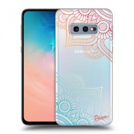 Picasee Silikónový prehľadný obal pre Samsung Galaxy S10e G970 - Flowers pattern